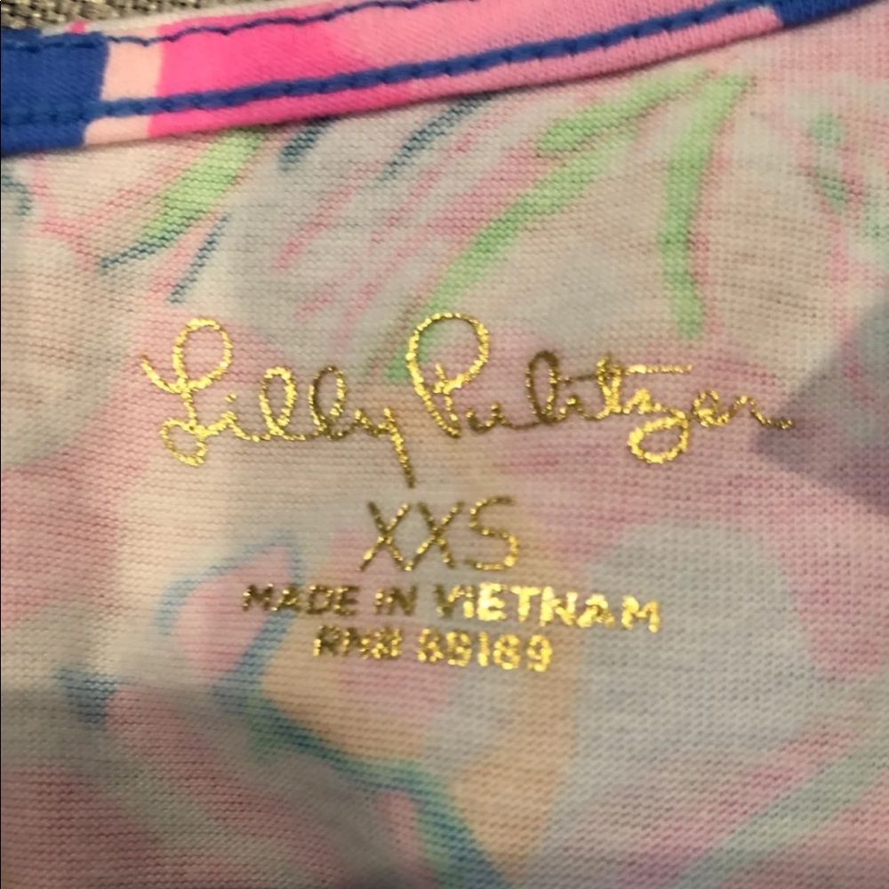 ❌SOLD❌Lilly Pulitzer Helina T-Shirt Dress XXS - Picture 4 of 9